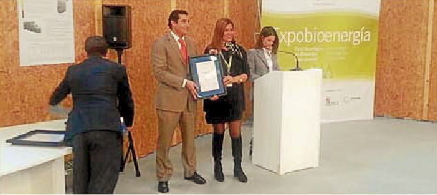 Certificado de calidad para los pellets de la firma Biomasa Forestal
